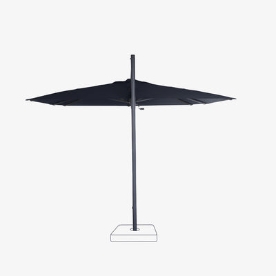 Parasol déporté anti-vent 3x3m reconditionné
