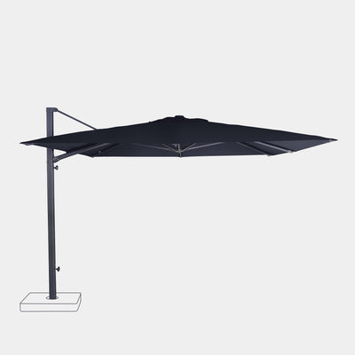 Parasol déporté anti-vent 3x3m reconditionné