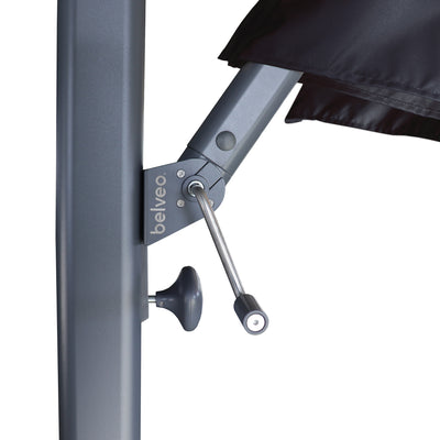 Refurbished Easywind 2020 Mistral windproof parasol Ø3m - Anthracite grey frame