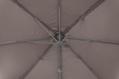 PM2 PCG 3x3m Taupe Polyester Parasol - Refurbished