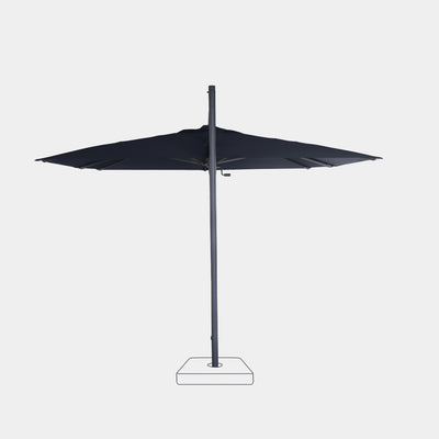 Parasol déporté anti-vent 3x3m reconditionné