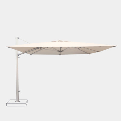 Parasol déporté anti-vent 3x3m reconditionné