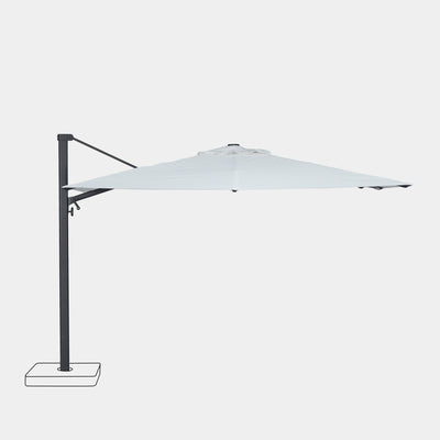 Parasol déporté anti-vent 3x3m reconditionné