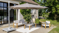 Pied de parasol professionnel : pierre, béton ou acier, comment choisir le bon matériau ?