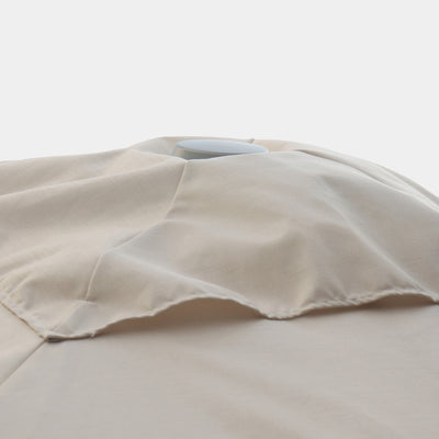 Parasol déporté anti-vent Mistral 3x3m structure gris clair