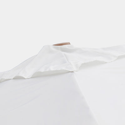 Mistral 3x3m cantilever parasol with wind-resistant wood-effect frame