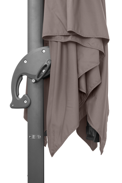 PM2 PCG 3x3m Taupe Polyester Parasol - Refurbished