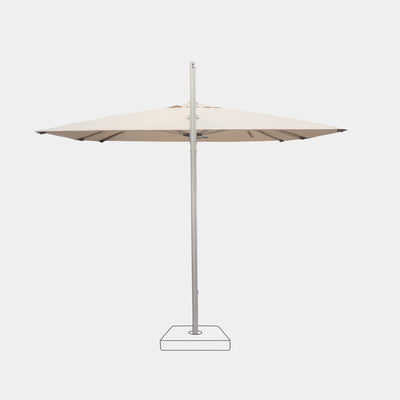 Parasol déporté anti-vent 3x3m reconditionné
