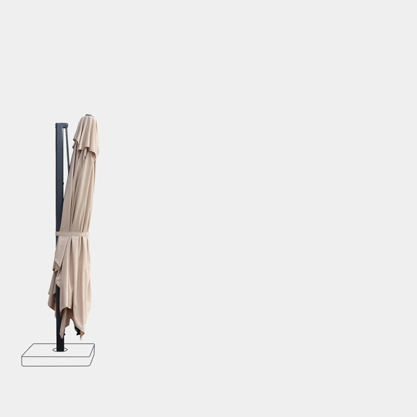 Parasol 2023 reconditionné anti-vent Mistral 3x4m