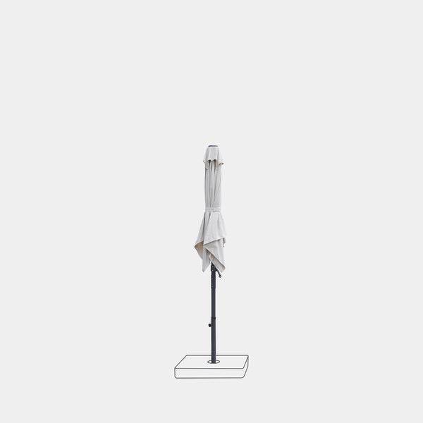 Parasol droit anti-vent Aura 2x2m