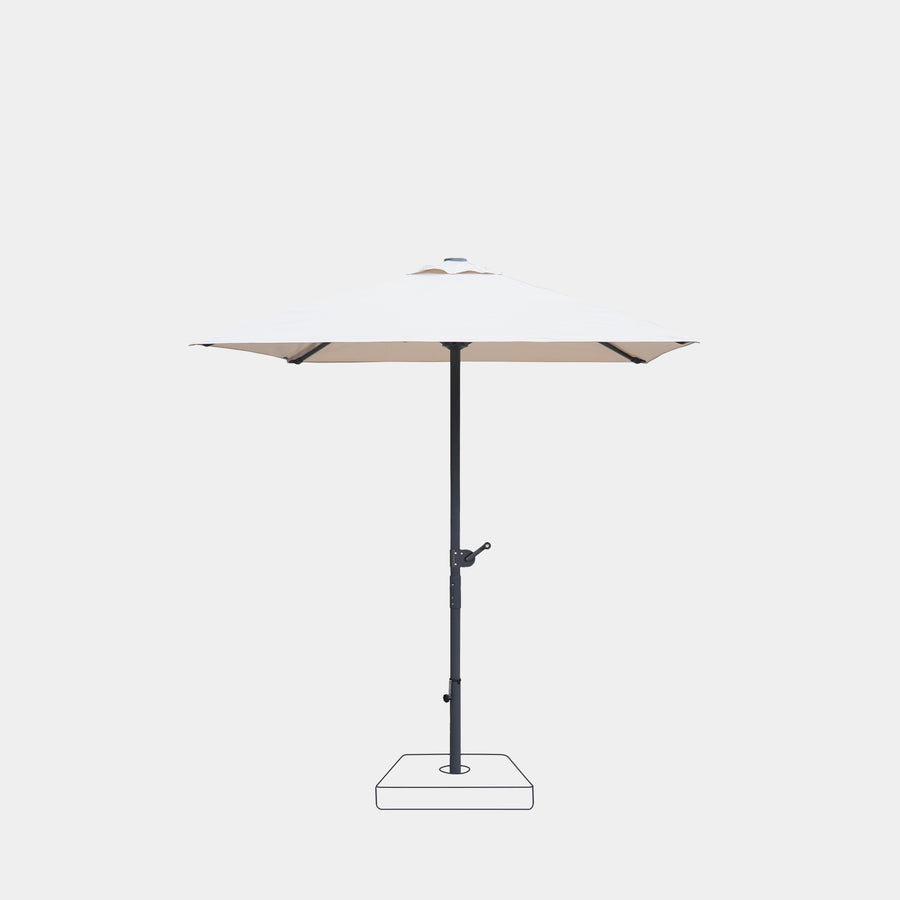 Aura 2x2m Windproof Straight Parasol