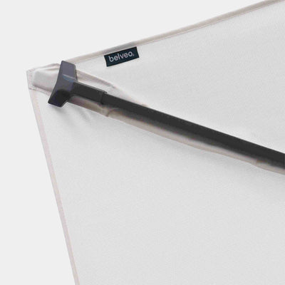 Parasol droit anti-vent Aura 3x3m