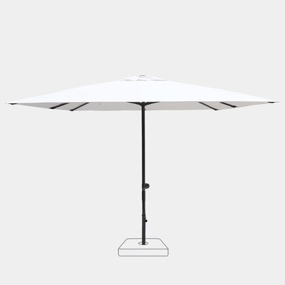 Parasol droit anti-vent Aura 3x3m