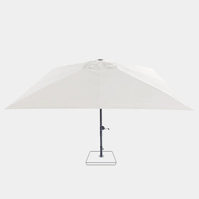 Parasol droit anti-vent Aura 3x3m