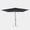 Parasol droit anti-vent Aura 3x3m