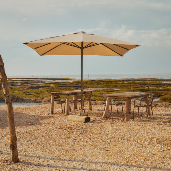 Parasol droit anti-vent Aura 3x2m