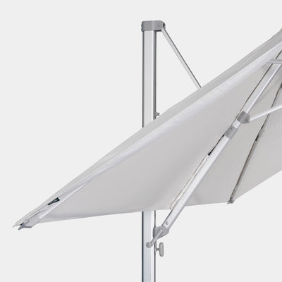 Parasol déporté anti-vent Mistral 3x4m structure gris clair