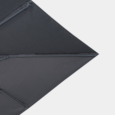 Parasol déporté anti-vent Mistral 3x4m structure gris anthracite