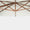 Parasol déporté anti-vent Mistral 3x4m structure effet bois