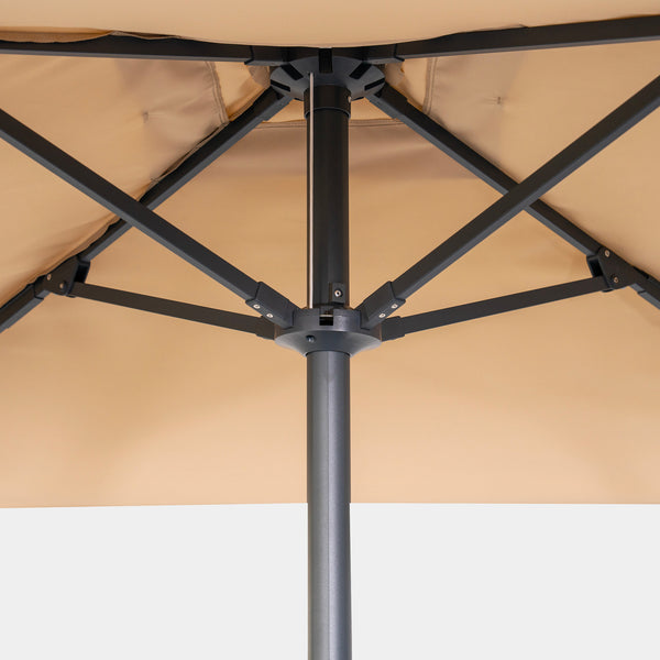 Parasol droit anti-vent Aura 2x2m