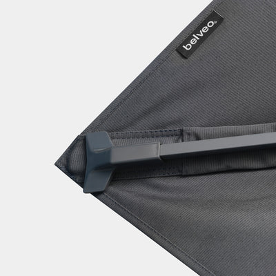 Parasol droit anti-vent Aura 3x3m