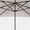 Parasol droit anti-vent Aura 3x3m