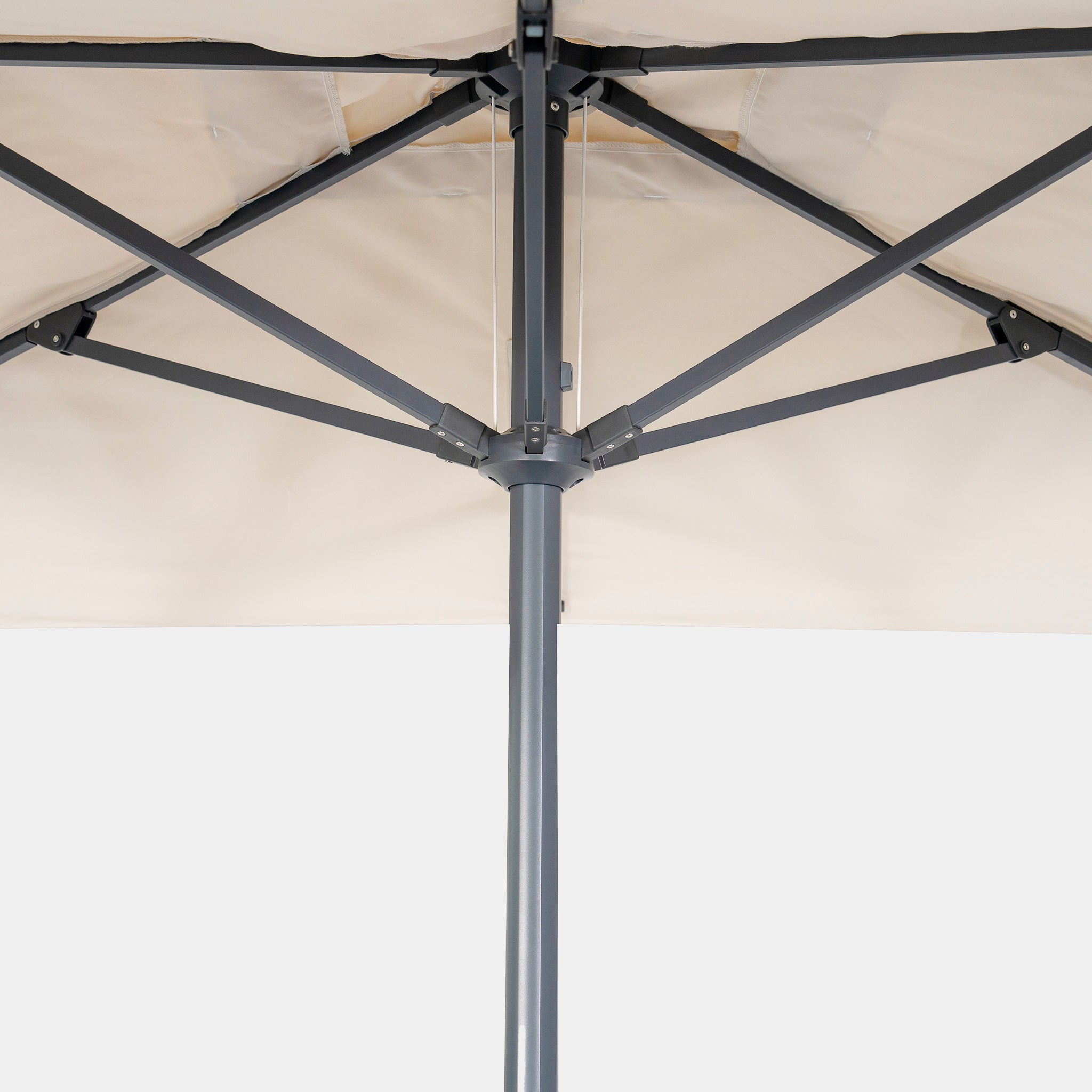 Parasol droit anti-vent Aura 3x2m