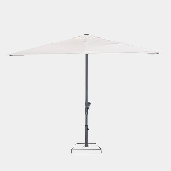 Parasol droit anti-vent Aura 3x2m