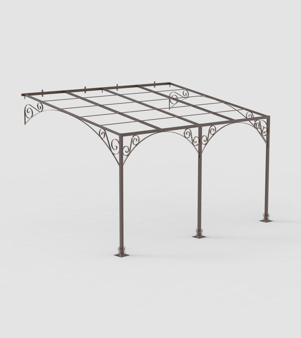 Pergola reconditionnée adossée Alba 3x4m