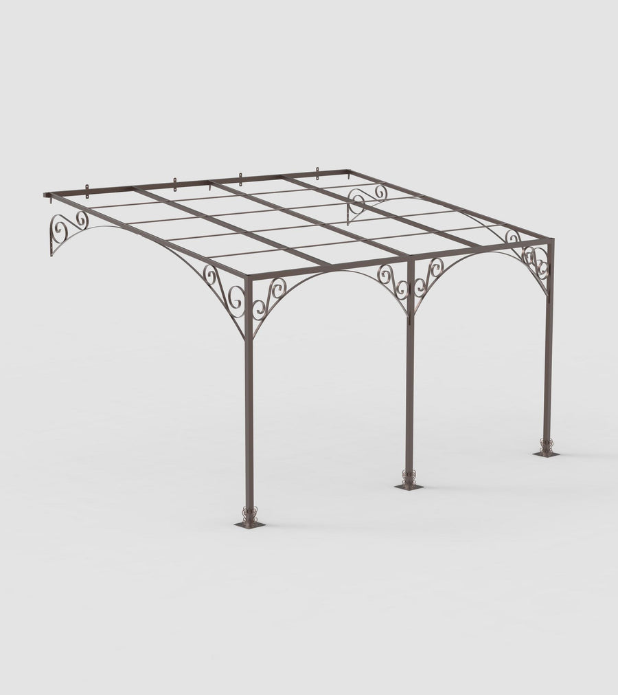 Pergola reconditionnée adossée Alba 3x4m