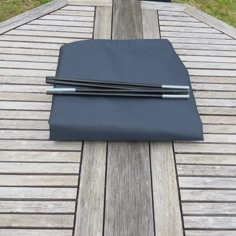Housse Imperméable Pour Parasol 300 Cm - Coupe-vent, Résistante UV - Fermeture éclair Invisible
